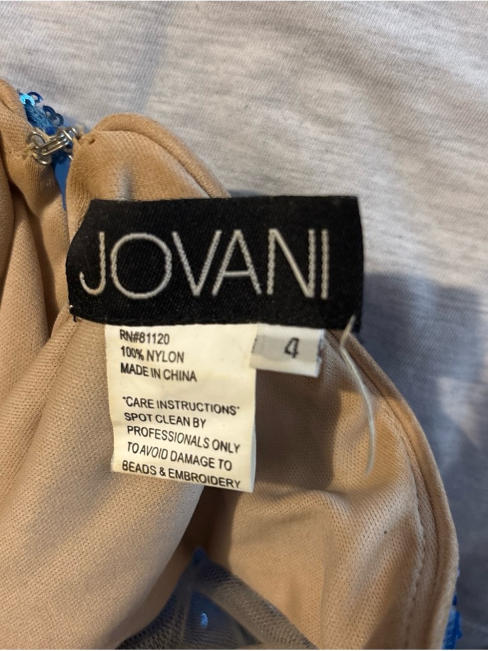 Label Image - Unknown Garment Type